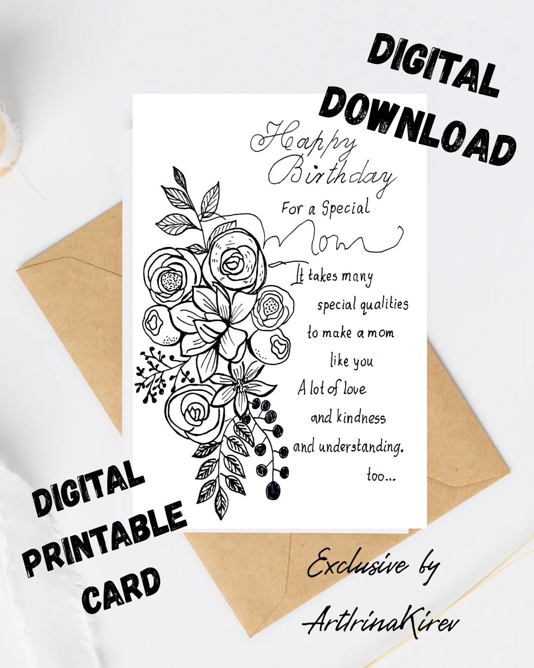 Carte D'anniversaire Pour Maman De La Part Du Ventre – Carte Mignonne Pour Future Maman Enceinte