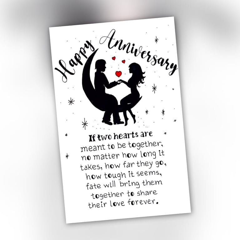 Husband Anniversary Printable Card. Happy Anniversary Card Gift for ...