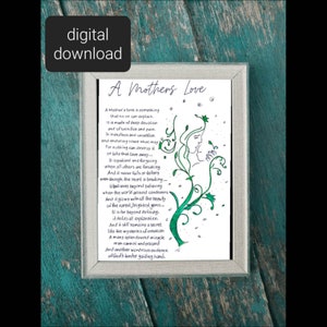 Tarjeta Imprimible de Feliz Día de la Madre. Tarjeta de impresión de amor de madres. Tarjeta de regalo para mi madre. Tarjeta de mensaje de amor para la madre. Descarga digital.