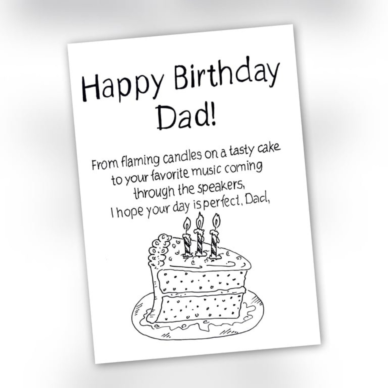 Happy Birthday Card For Dad With Message Birthday Card For Etsy happy-birthday-card-for-dad-with-message-birthday-card-for-etsy
