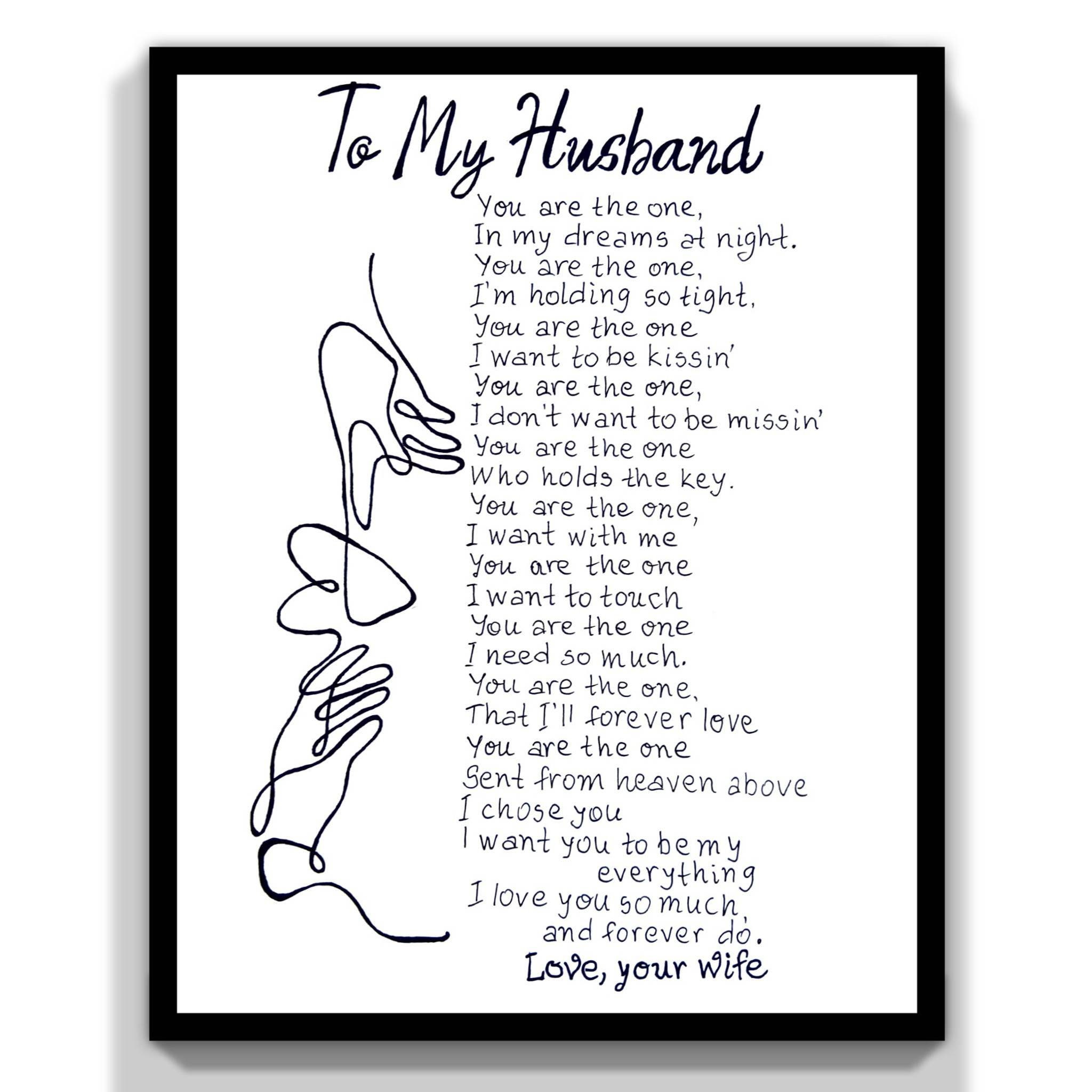 To My Husband Birthday Printable Card Husband Anniversary Poem Card To My Husband Birthday Printable Card Husband Anniversary Poem Card