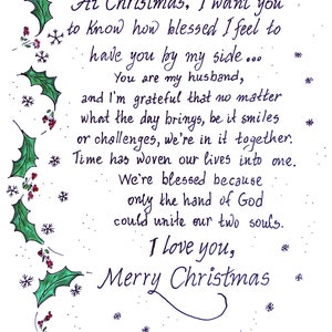 Merry christmas love message to my wife