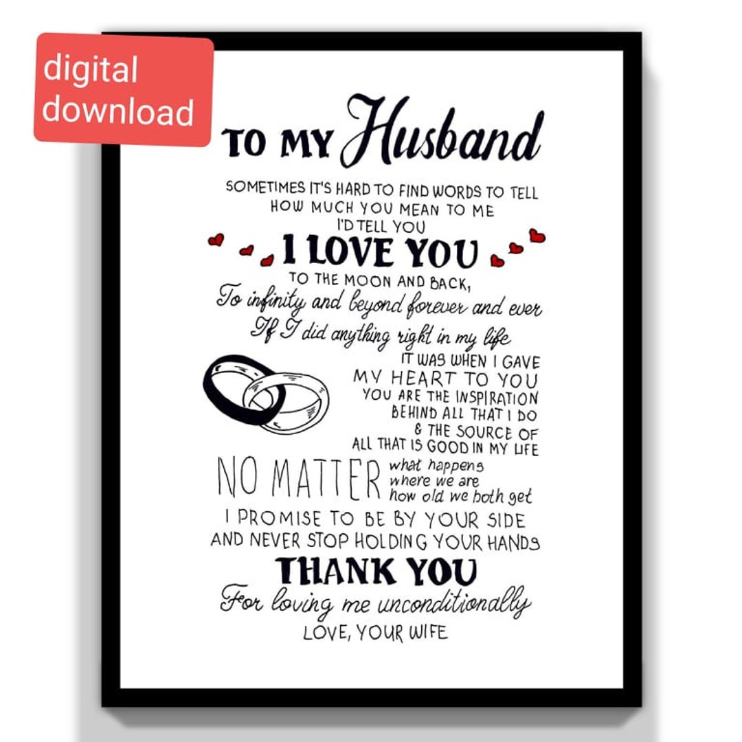 To My Husband I Love You Digital Card image