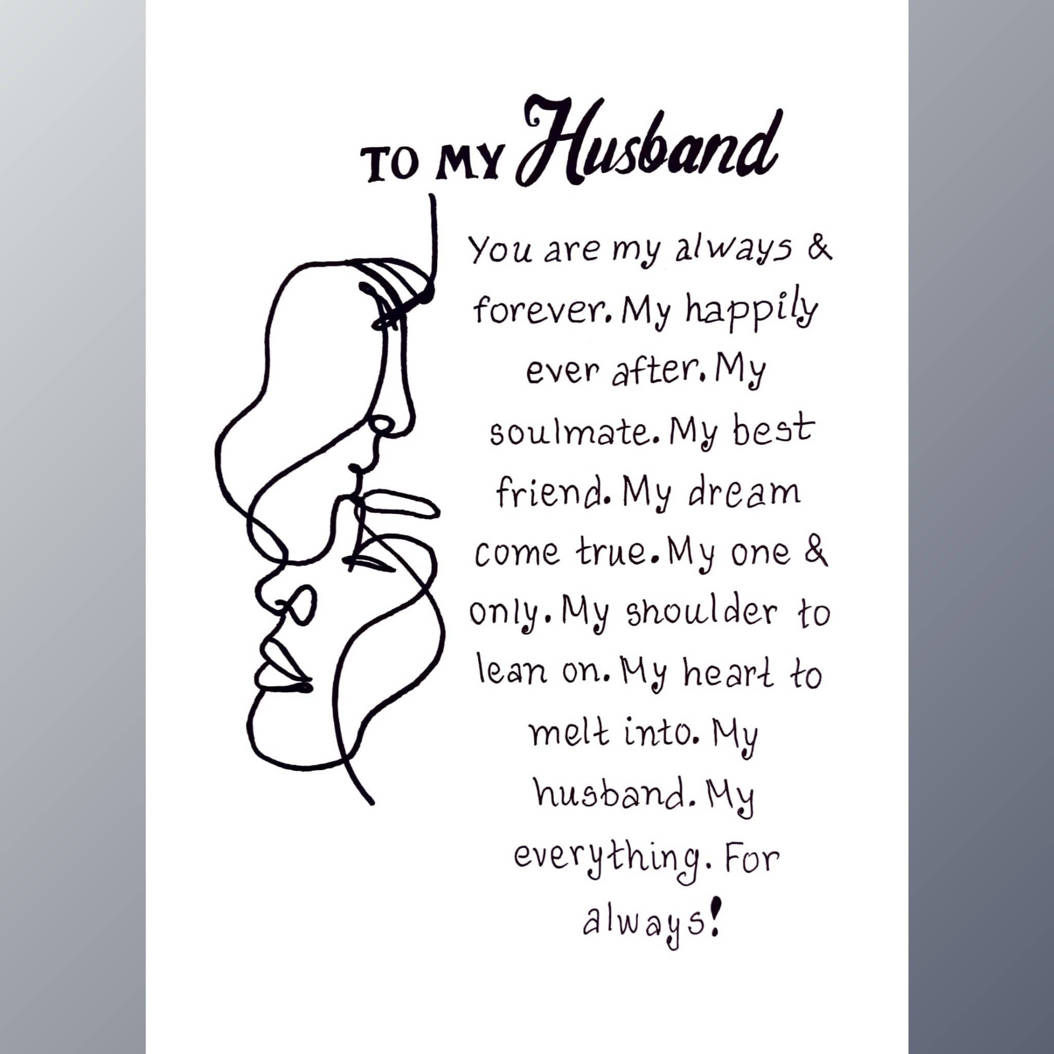Husband Birthday Card Gift Printable Anniversary Husband Digital Card Husband Birthday Card Gift Printable Anniversary Husband Digital Card