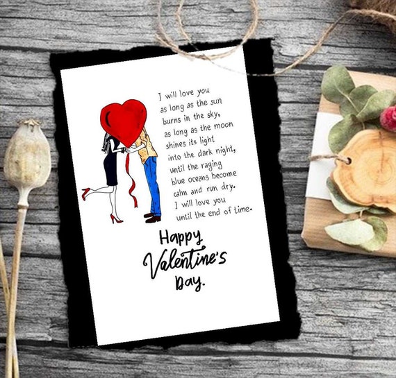 For Boyfriend Handmade Valentine Cards For Husband Boyfriend What