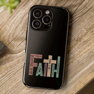 Bible Verse Christian iPhone 16 15 14 13 12 Samsung Galaxy S24 S23 S22 Google Pixel 9 8 7 Case Inspirational Bible Verse Religious Scripture