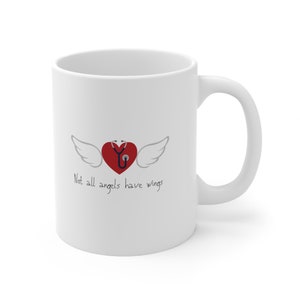 Not all angels have wings mug, Nurse mug, RN mug, Nurse appreciation gift,  First responders coffee mug gift