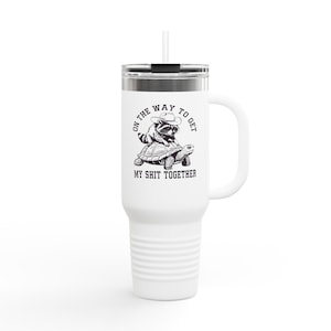 Funny Insulated Travel Mug, 40oz - Perfect for Coffee Lovers, Great Gift for Tea Drinkers, Ideal for Road Trips, Unique Birthday [...]