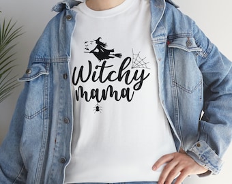 Witchy Mama Halloween t-shirt for Moms, Halloween Shirt for Mamas/moms, Happy Halloween shirt