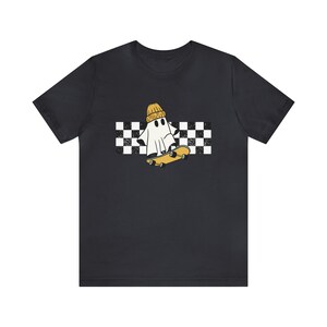 Skater Ghost Fall Shirt, Skater Shirt, Creep it Real,  Halloween Shirt, Gift for Skater, Ghost Shirt, Halloween Party Tee, Spooky Season