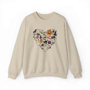 Boo Sweatshirt, Halloween crewneck, Spooky Sweatshirt, Trick or treat sweatshirt, Womens Halloween sweater, October sweatshirt