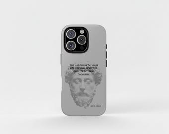 Marcus Aurelius Stoic Phone Case, Inspirational Quote, Philosophy Quote, Meditation Quote, iPhone Case, Google Pixel Samsung Galaxy
