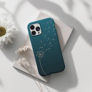 Cute Aesthetic Dandelion Wish Tough iPhone 12 13 14 15 16 Pro Max Mini Google Pixel 7 8 9 Samsung Galaxy S20 S21 S22 S23 S24 Phone Cases