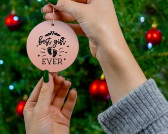 Babys First Christmas Ornament, Ornament for Baby, Babys Christmas Tree Ornament, Christmas Gift for Newborn Baby, Baby Girl Ornament