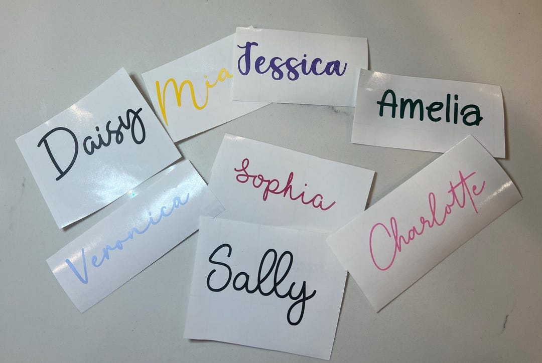 Custom Name Decal of Water Bottle, Vinyl Decal, Name Sticker, Custom ...