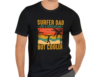 Chemise papa surfeur, chemise surf pour papa, cadeau pour papa surfeur, chemise pour papa surfeur, chemise papa cool, chemise surf et paternité