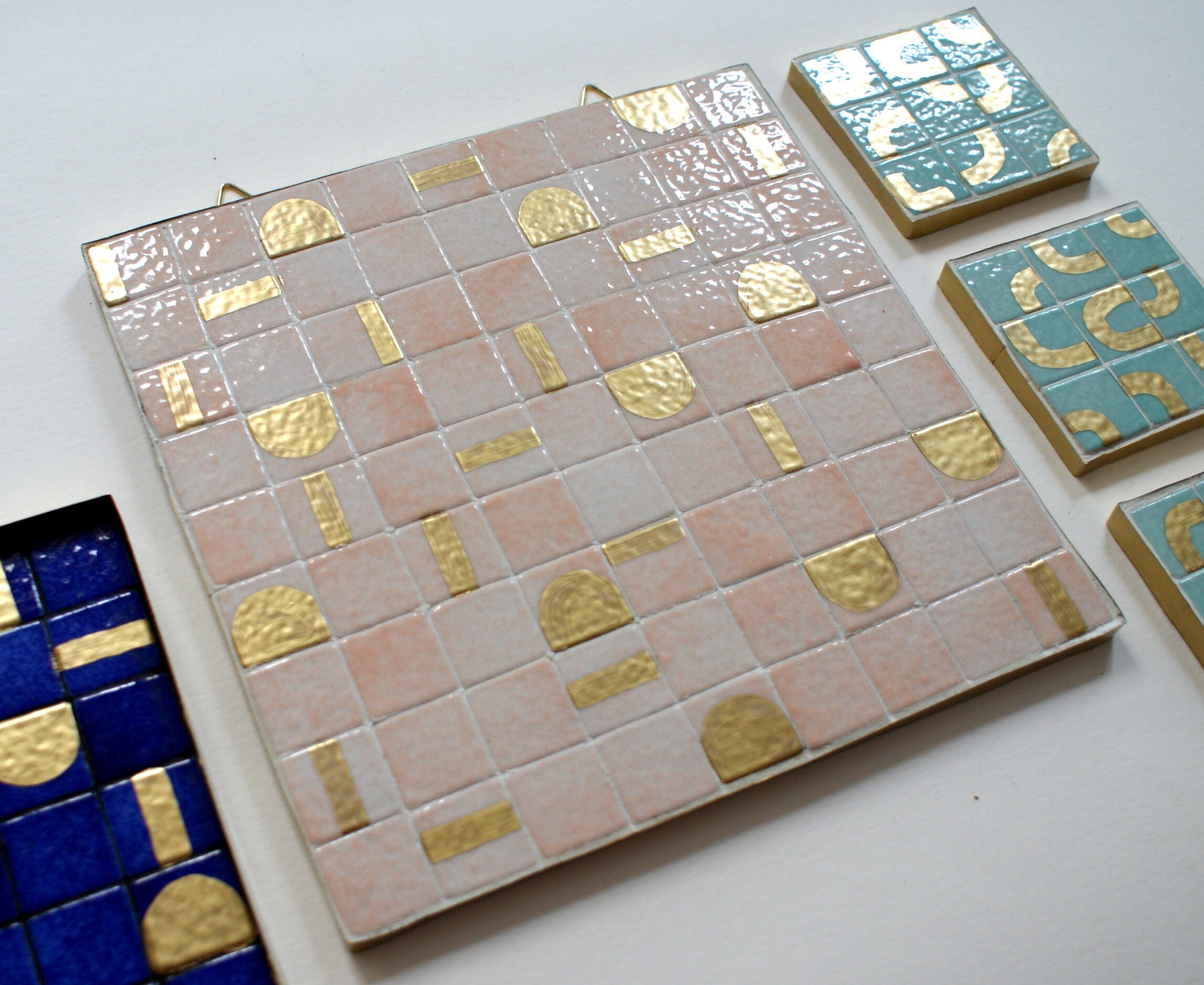 Tableau Géométrika Rose Pâle