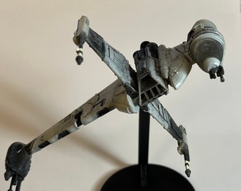 1/144 B-wing with articulated wings for 3D printing (stl files)