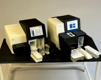 1/12 scale miniature NGS sequencers with accessories