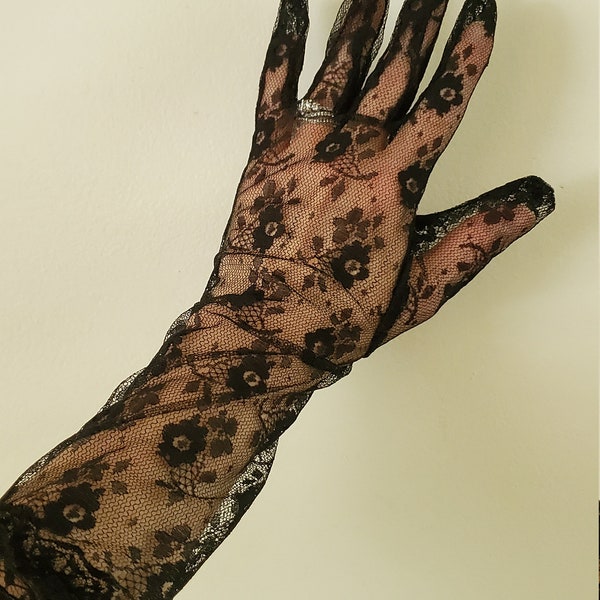 Vintage Lace Gloves Etsy