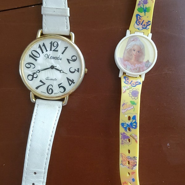 Set Of 3 Vintage Watches (2 are Barbie!)