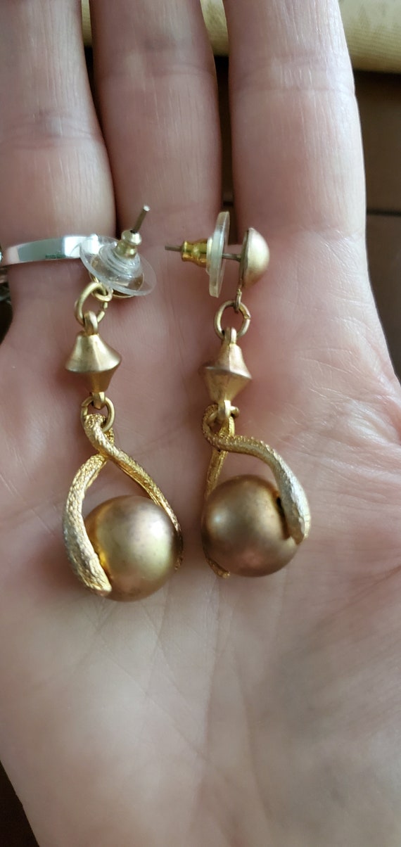 Vintage bronze & gold Gem