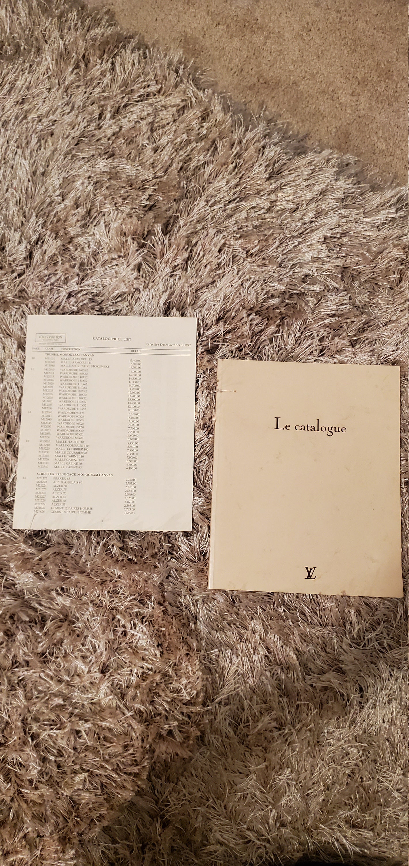 Louis Vuitton Rare Collectible Le Catalog and Catalog Price 