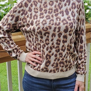 Animal Print Sweater