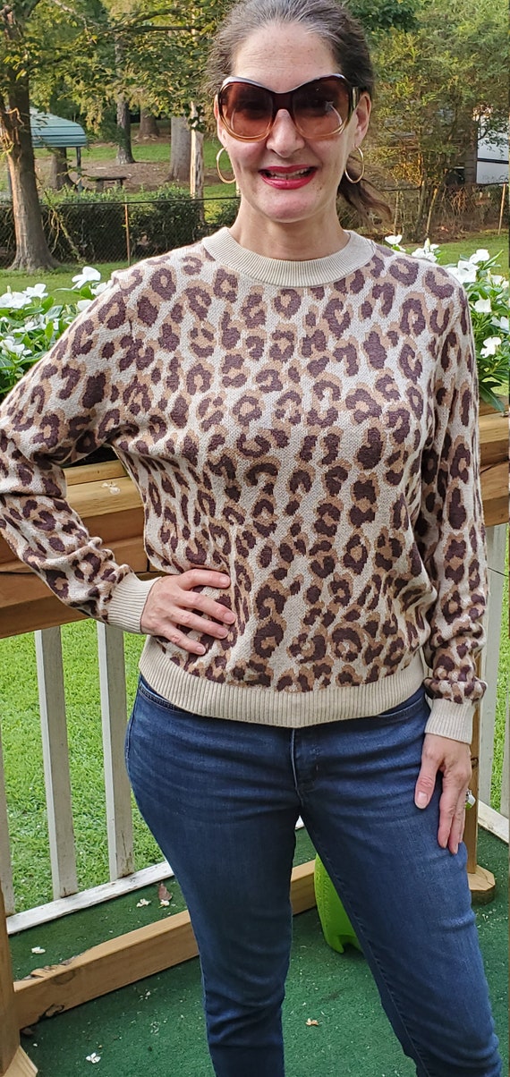 Animal Print Sweater