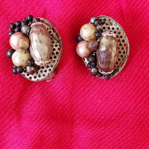 Rare, Vintage Clip-on Earrings
