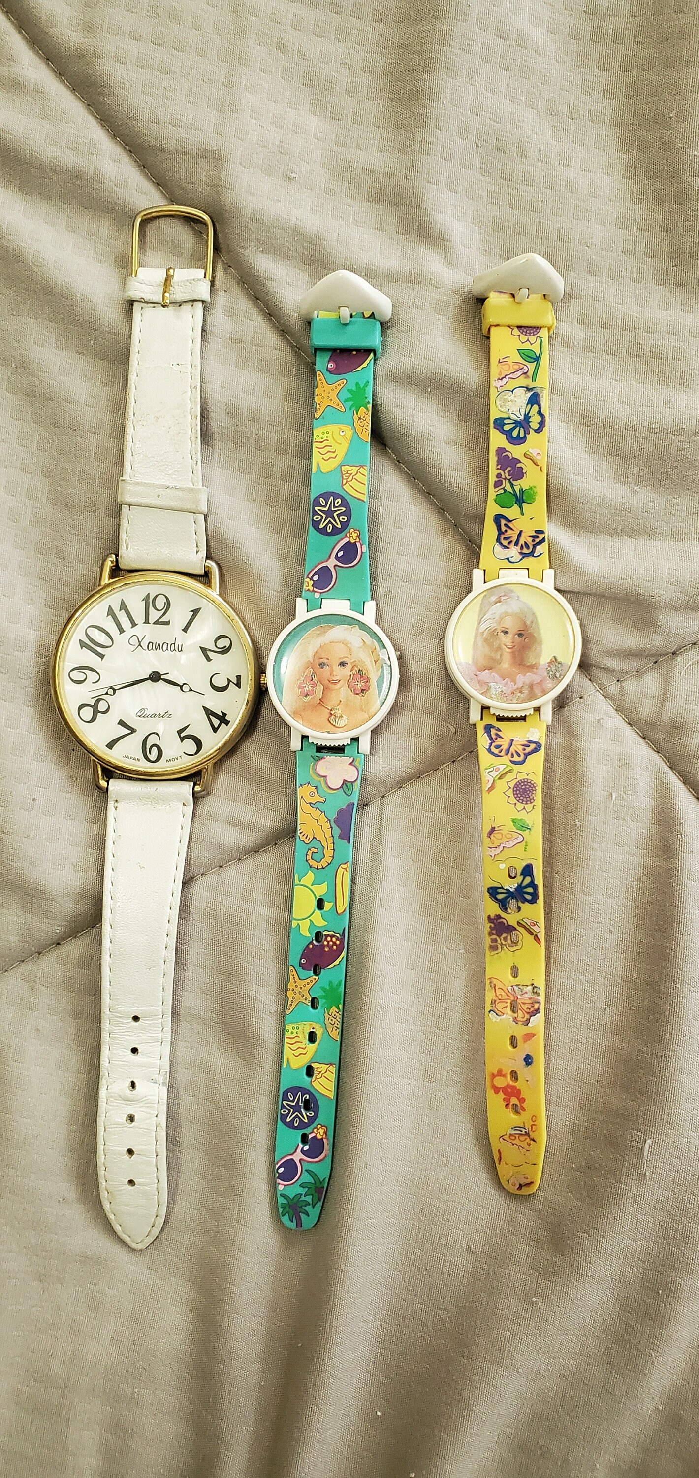 Vintage Barbie Watches Lot of two Set of 3 Vintage Watches (2 Are Barbie!) - Etsy main image 3