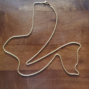 Gold 30 Inch Chain Necklace - Etsy