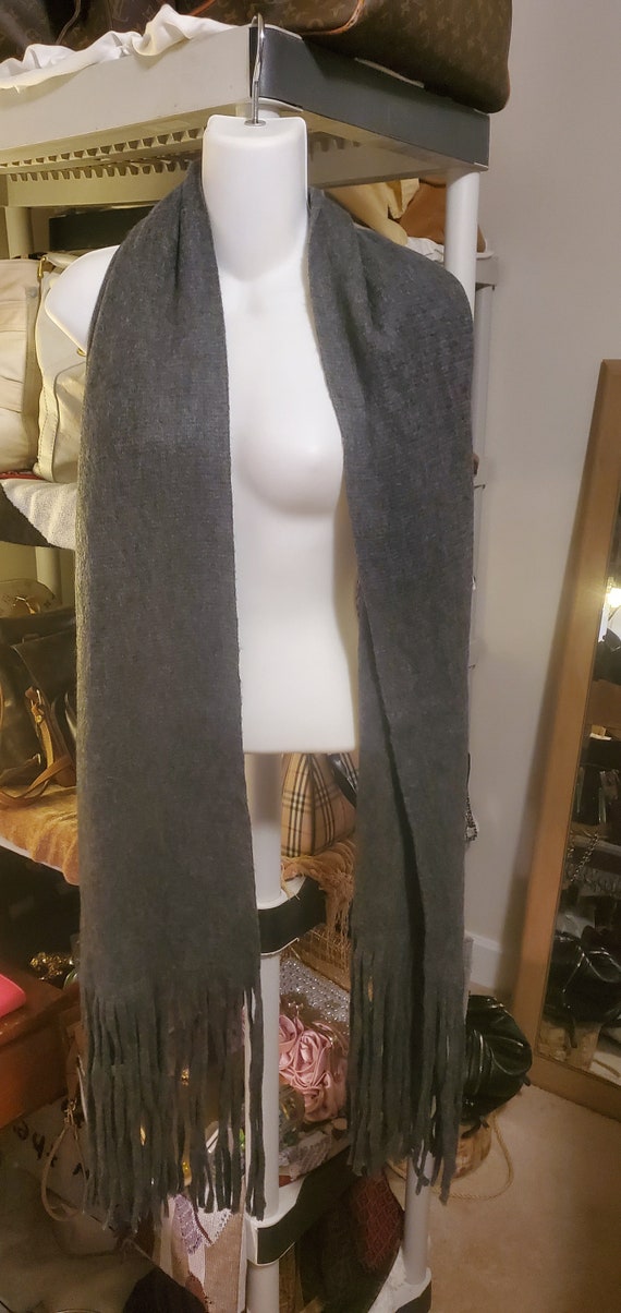 Lucky Brand Gray Long Scarf New With Tags