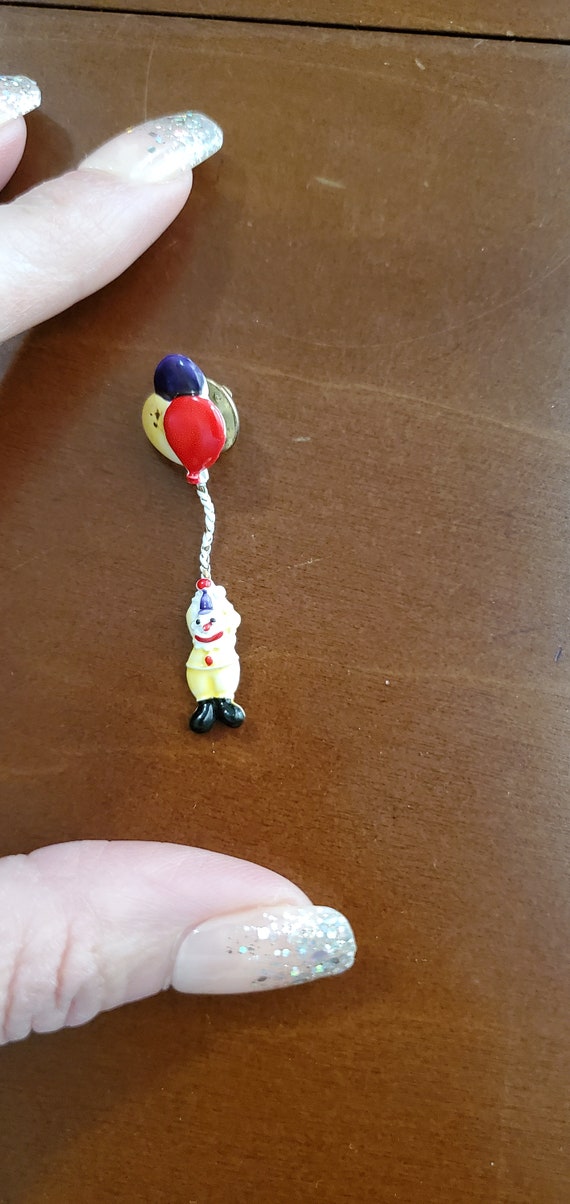 Rare Vintage Clown Brooch/Pin by JJ