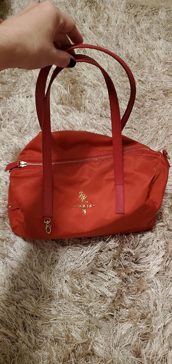 JPK Paris 75 Nylon Red Handbag
