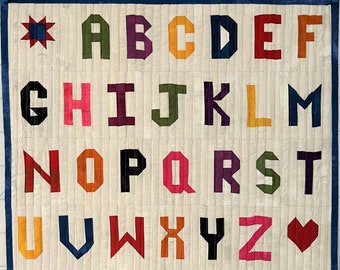 Alphabet Soup Quilt Pattern