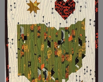 Ohio Quilt Pattern - 4 Sizes!