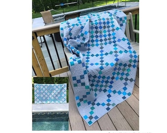 Chained 9-Patch Quilt Pattern