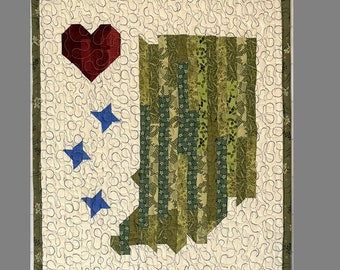 Indiana - a Quilt pattern in 4 Sizes!