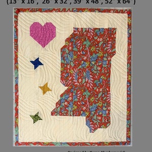 Mississippi Quilt Pattern - 4 Sizes!