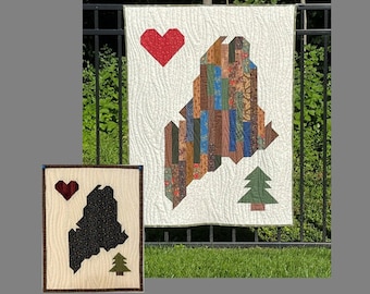 Maine Quilt Pattern - 4 sizes!