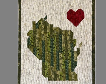 Wisconsin Quilt Pattern - 4 Sizes!