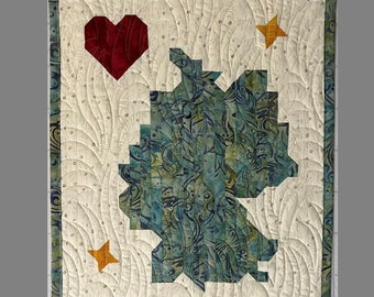 Germany Quilt Pattern - 4 Sizes!