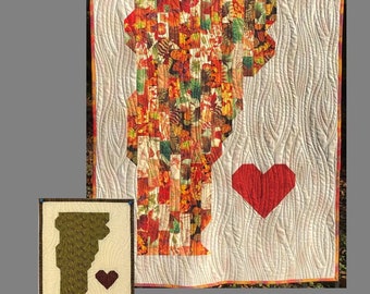 Vermont Quilt Pattern - 4 Sizes!
