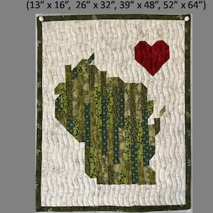 Wisconsin Quilt Pattern - 4 Sizes!