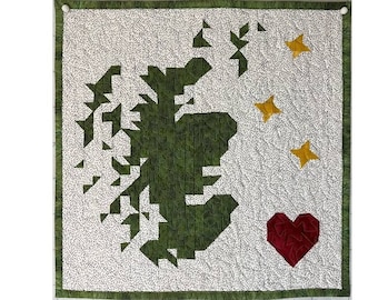 Patrón de edredón de Escocia - ¡4 tamaños!