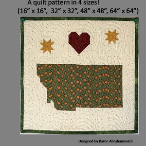Montana Quilt Pattern - 4 Sizes!