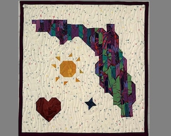 Florida Quilt Pattern - 4 Sizes