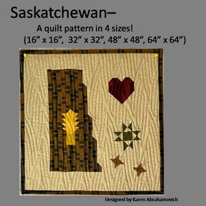 Saskatchewan - Canadian Provence Collection Quilt Pattern