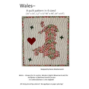 Wales Quilt Pattern